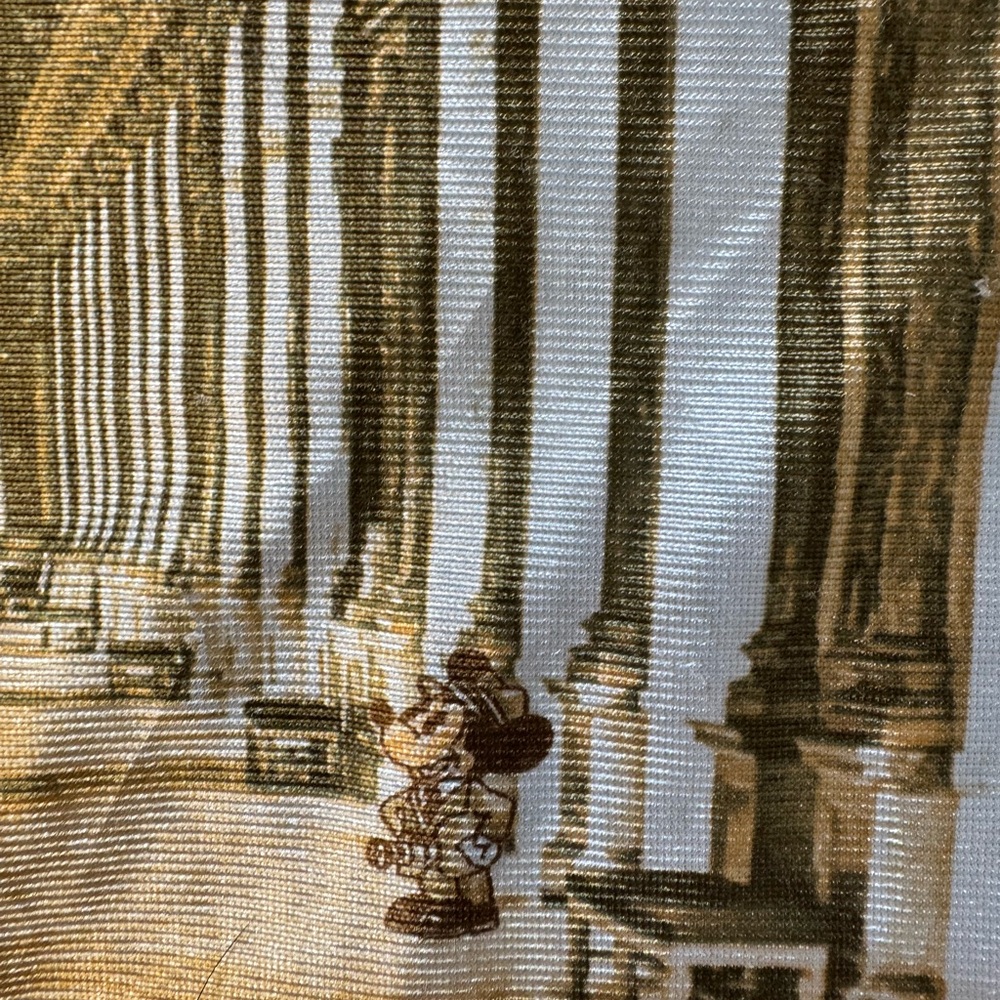 Vintage Kennington Novelty Print Shirt XL | Hidden Mickey and Minnie Mouse